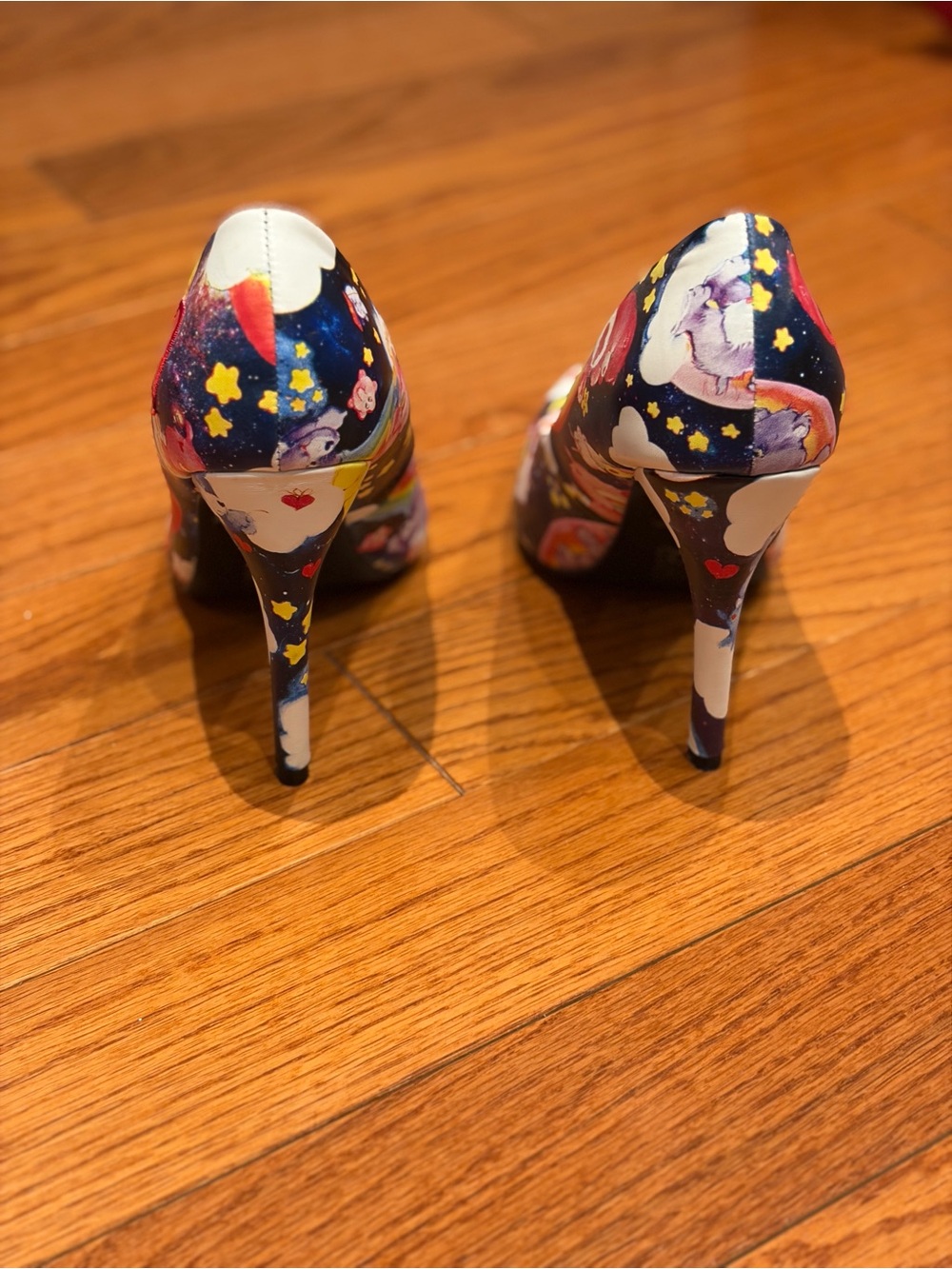 Iron Fist Care Bears Nights For Staring Heels Women SZ 8 - Picture 4 of 8